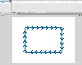 在线条上移动的箭头