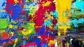 抽象油画