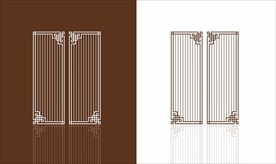 新中式铁艺雕花