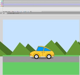 小车原地运动的效果