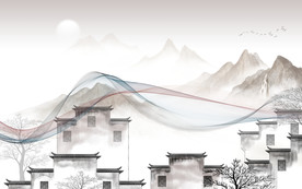 最新新款山水新画 TIF分层