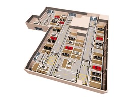 地下停车场3D模型