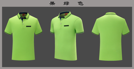 翻领polo短袖T恤样机图片