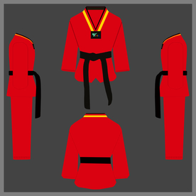 跆拳道服装样机图片