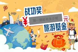 旅游旅行奖金基金红包海报展板