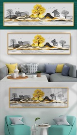 大方客厅山水装饰画