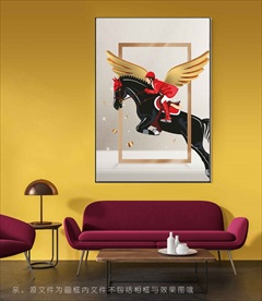 冠军成功人士办公室装饰画