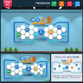 照片墙 团队风采文化墙