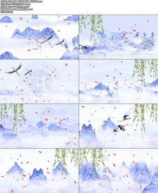 歌曲【回乡偶书】配乐背景