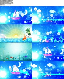 小赶海配乐成品背景视频