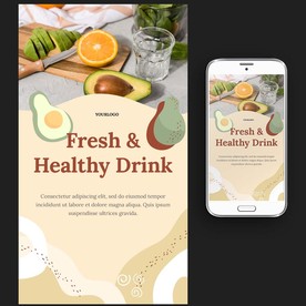 果汁饮品海报