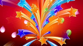 炫酷DJ跳动的五角星动态视频