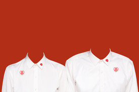 结婚证照片服装模板