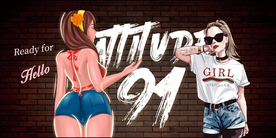 时尚美女装饰画背景墙