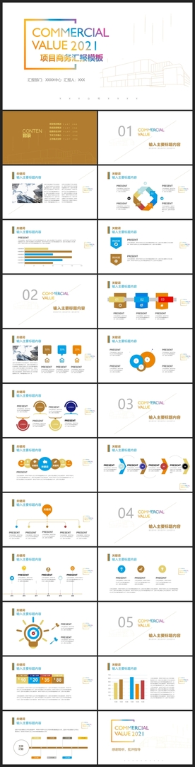 商务会议汇报项目介绍PPT