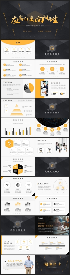 商务会议汇报项目介绍PPT