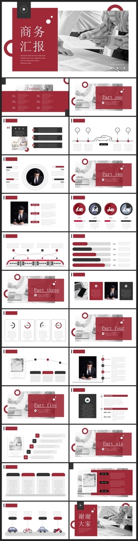 商务会议汇报项目介绍PPT