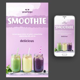 果汁饮品海报