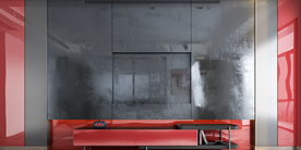 现代客厅沙发电视背景墙3D墙纸