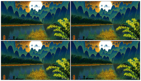 4K高清唯美桂林山水 背景视频