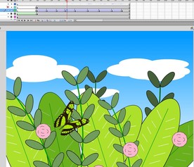 蝴蝶世界引导线动画3秒