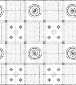 高档家居服几何圆形格子