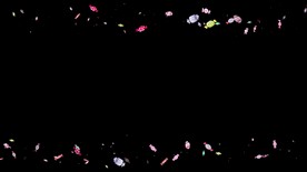 糖果遮罩边框前景装饰视频带通道