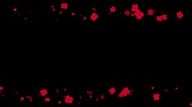 喜字遮罩边框前景装饰视频带通道