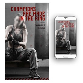 自由搏击拳击海报