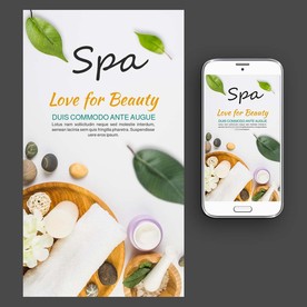 美容按摩spa海报