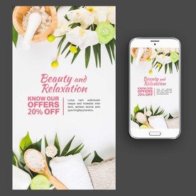 美容按摩spa海报
