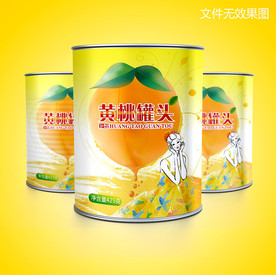 黄桃罐头包装