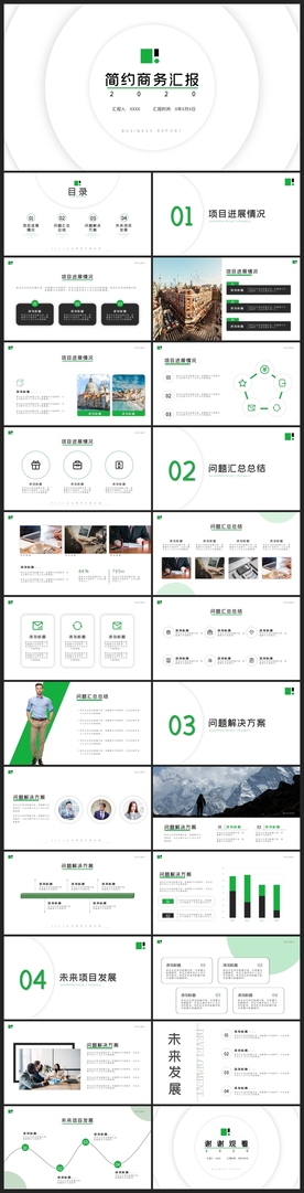 商务会议汇报项目介绍PPT