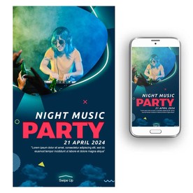 酒吧夜场DJ海报