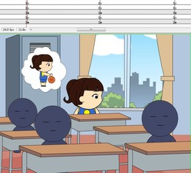 喜欢篮球女孩32秒