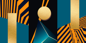 抽象几何三联画