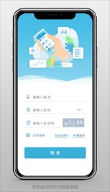 信息化系统手机登录ui