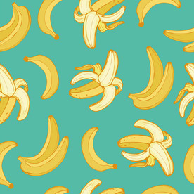 香蕉印花图案