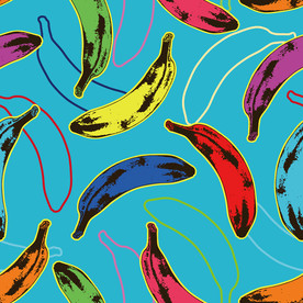 香蕉印花图案