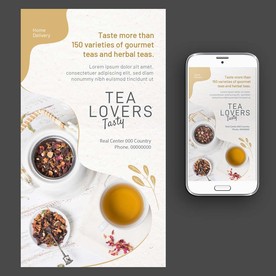 茶点饮料海报
