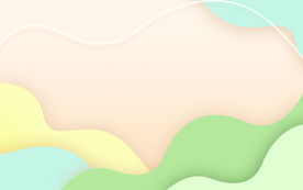 卡通渐变文艺清新背景