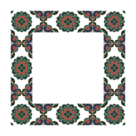 团花背景图案背景素材