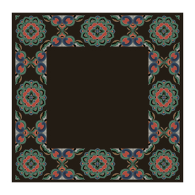 团花背景图案背景素材