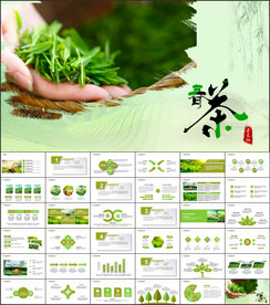 茶叶绿茶红茶黑茶茶文化PPT