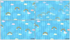 4K可爱卡通彩虹 舞台背景视频