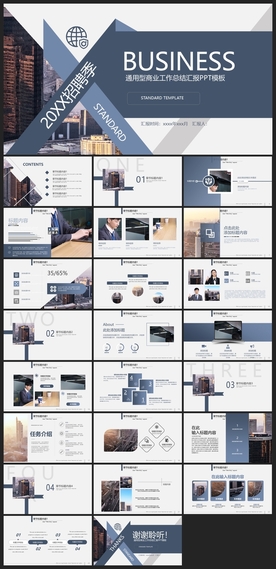商务会议汇报项目介绍PPT