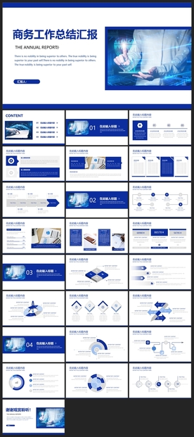 商务会议汇报项目介绍PPT
