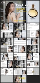 时尚文艺PPT画册素材