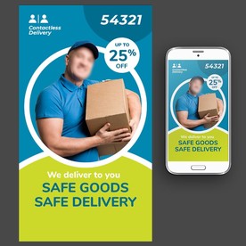 物流配送海报图片