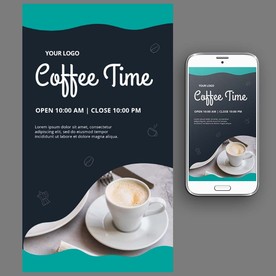 咖啡饮品海报图片